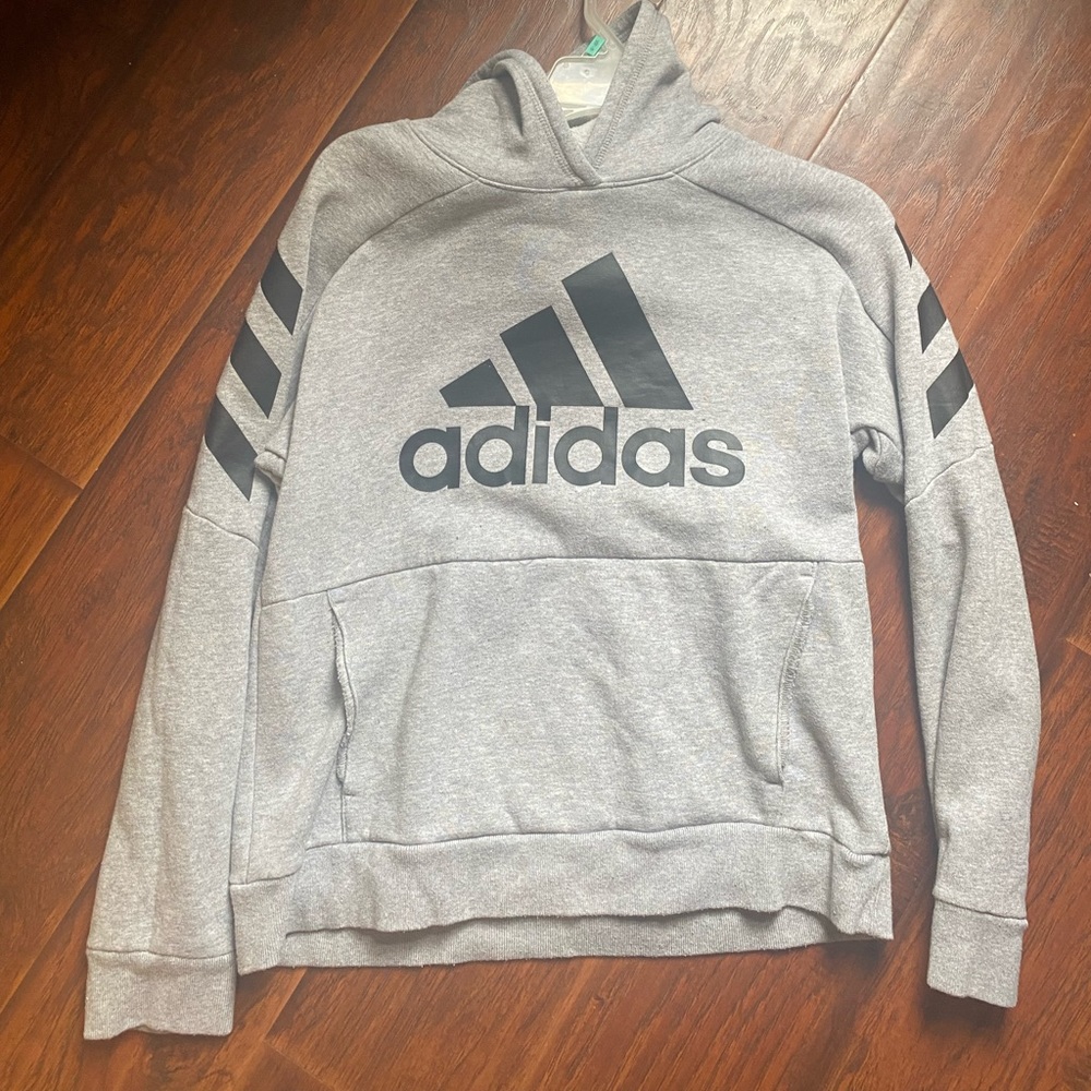 Grey Adidas Hoodie